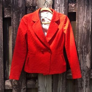 Orange Red Banana Republic blazer